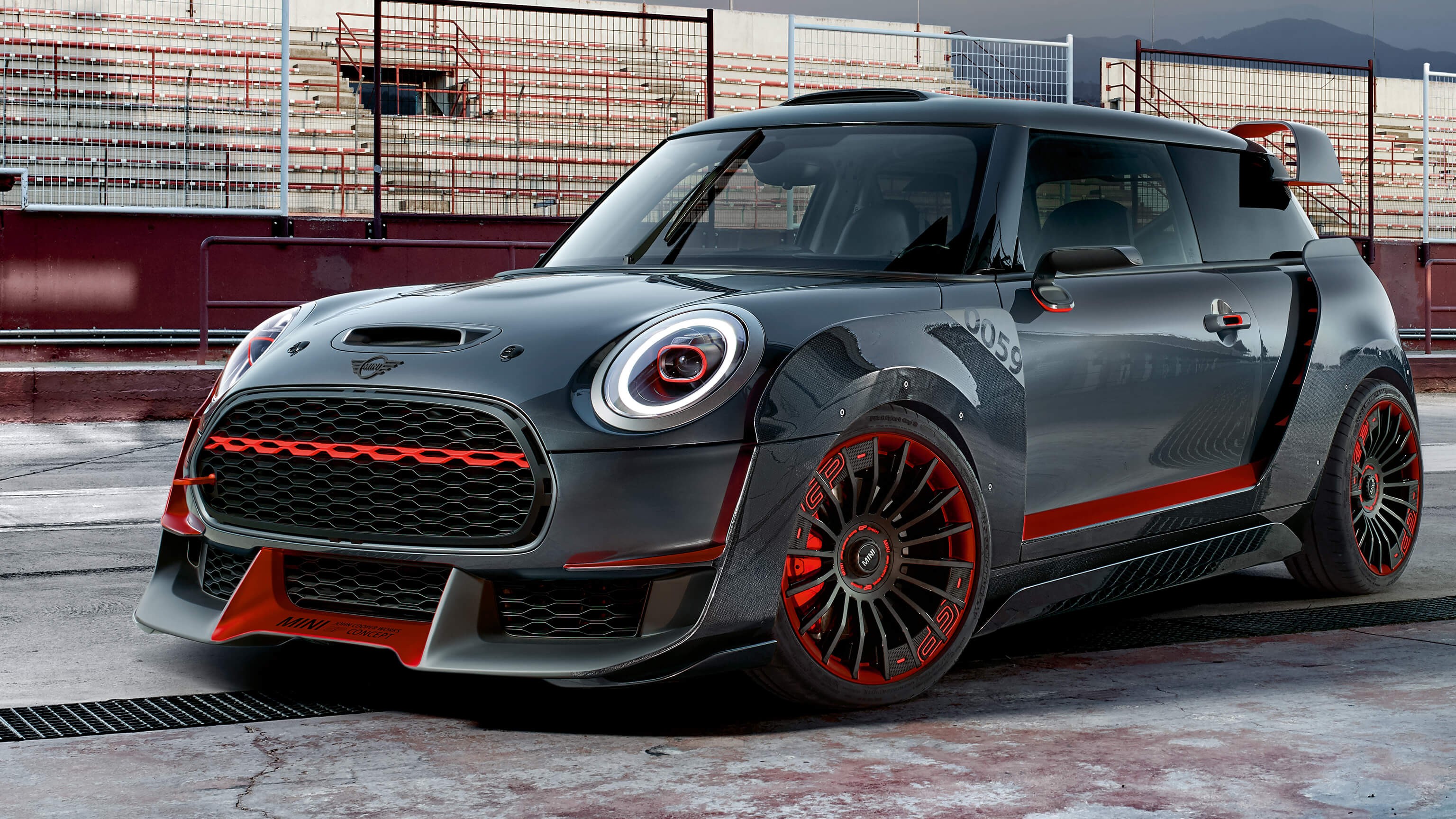De MINI John Cooper Works GP Concept De MINI John Cooper Works GP Concept